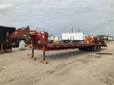 1998 Goseneck Manufacturing 40ft Gooseneck Trailer