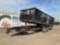 16ft x 8ft steel dump trailer