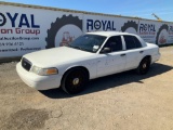 2008 Ford Crown Vic 4 Door Police Sedan