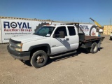 2003 Chevrolet Silverado Dually 4x4 Flatbed Extended Cab Pickup Truck