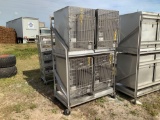 4 Metal Animal Cages