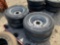 Four Unused ST225/75R15 Tires and Wheels