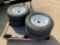 Four Unused ST205/75R15 Tires and Wheels