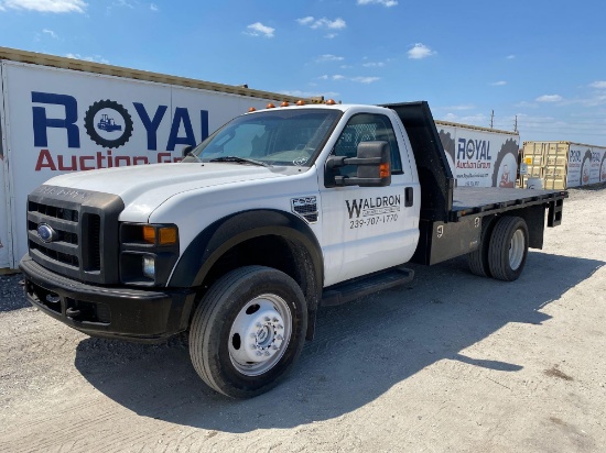2008 Ford F-550 4x4 Flatbed Truck