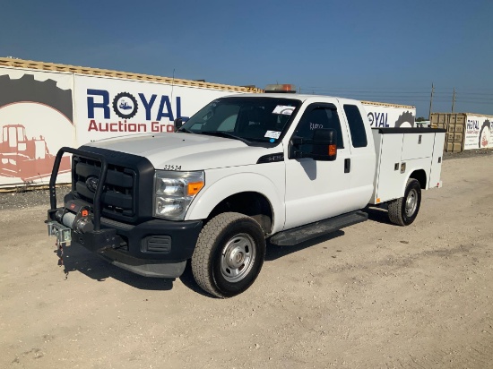 2012 Ford F-250 4x4 Extended Cab Service Truck
