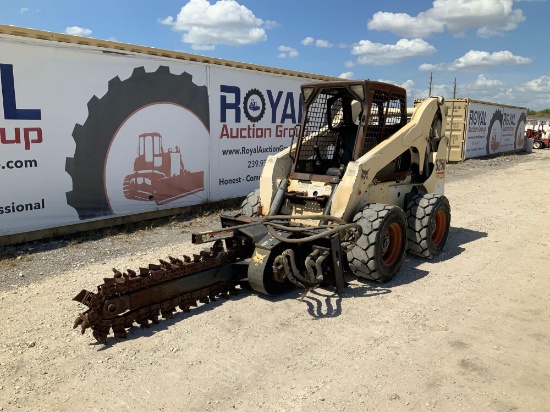 2008 Bobcat S250 Skid Steer TRENCHER IS SOLD SEPARATE