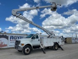 2004 Ford F-750 55ft Insulated Material Handler Bucket Truck