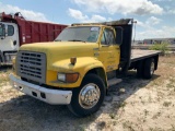 1995 Ford F700 Flatbed Truck