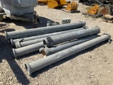 8 Sections of Pipe Connectors Measuring 8in from 6in Pump System