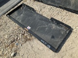 Unused Skid Steer Quick Attach Plate