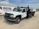 2007 Chevrolet Silverado 3500 Dually Service Crane Truck