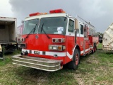 Sutphen TS-100 Ladder Fire Truck