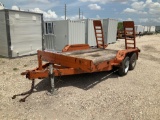 T/A Equipment Trailer