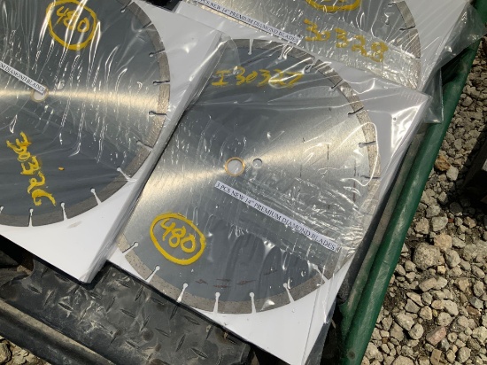 3 Unused 14in Premium Diamond Blade