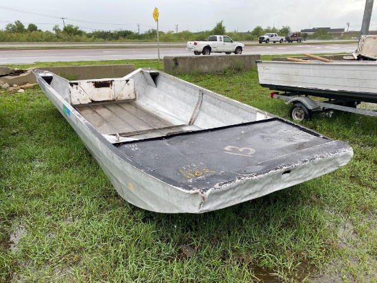 15'7" 2001 Panther Airboat Hull Only