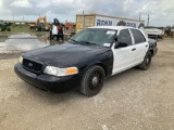 2011 Ford Crown Vic 4 Door Police Sedan