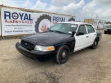 2011 Ford Crown Vic 4 Door Police Sedan