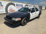 2007 Ford Crown Victoria 4 Door Police Cruiser