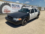 2008 Ford Crown Victoria 4 Door Police Cruiser