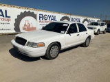 2009 Ford Crown Vic 4 Door Police Sedan