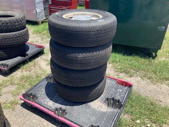 Four 235/75R15 Tires