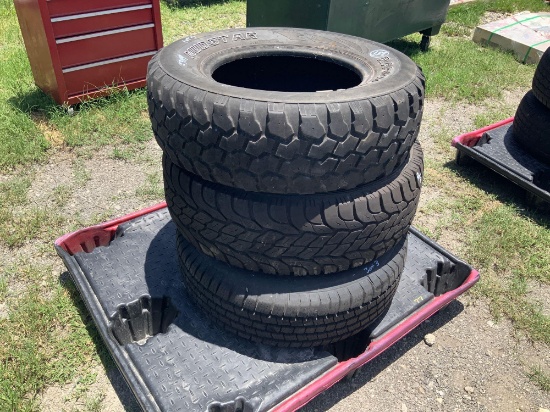 Three 265/70R17 Tires