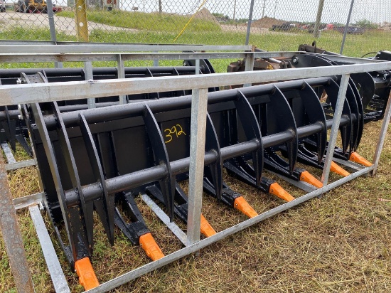 Unused 78in Skid Steer Root Grapple w/Teeth