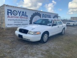 2007 Ford Crown Vic 4 Door Police Sedan