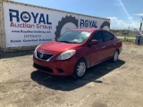 2012 Nissan Versa 4 Door Sedan