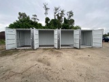 1 Use 40FT Sea Container with 4 Side Double Doors