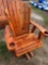 Red Cedar Glider Swivel Rocker - Amish Built