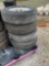 4 tires w/wheels - used