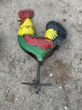 Rooster Yard Art