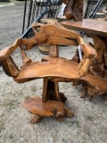 Teak Wood Bar Stool