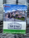 Unused 14FT Bi-Parting Wrought Iron Gate Set