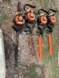 4 Stihl hedge trimmers- unknown condition