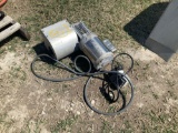 1 HP Electric Motor and Winch with Cable