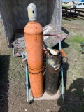 Oxygen and Acetylene Cart