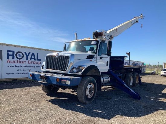 2009 International 7400 6x6 30,000lb Boom Truck