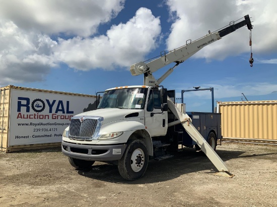 2010 International 4400 Servicebody Crane Truck