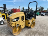2014 Caterpillar CB22B Tandem Smooth Drum Vibratory Roller