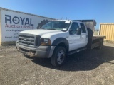 2006 Ford F-550 4x4 Crew Cab Flatbed Truck