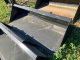 Unused 84in Skid Steer Bucket