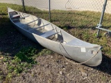 17ft Aluminum Canoe