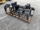 Bobcat 2 Cylinder Skid Steer Hydraulic Grapple 66in