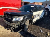 2016 Ford Explorer 4x4 Wrecked Police SUV