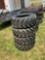 4 skid steer tires unused 10-16.5