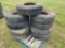 9 Trailer Tires with Wheel Liners