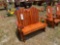 Two-Seater Red Cedar Wood Rocking Chair