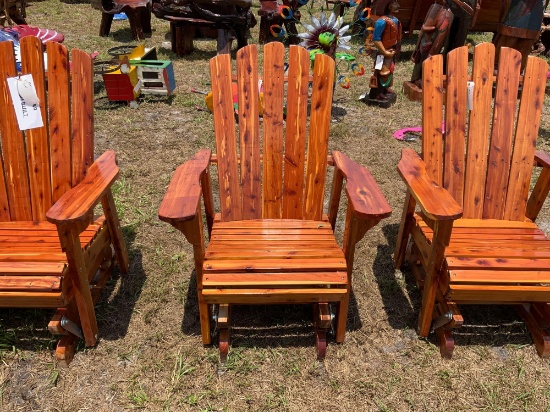Red Cedar Wood Rocking Chair